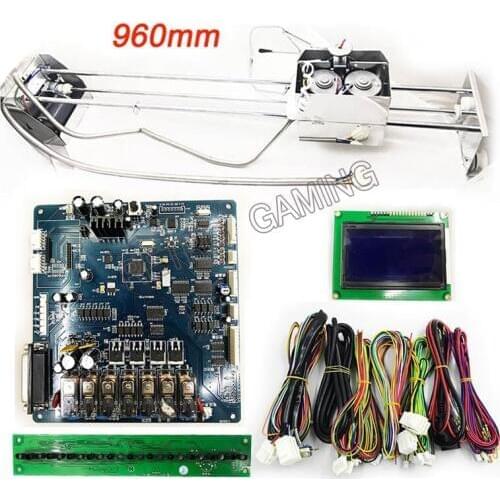 Toy Crane Machine kit parts with 960mm/96cm crane gantry and claw, motherboard with wire cable for DIY arcade crane game machine