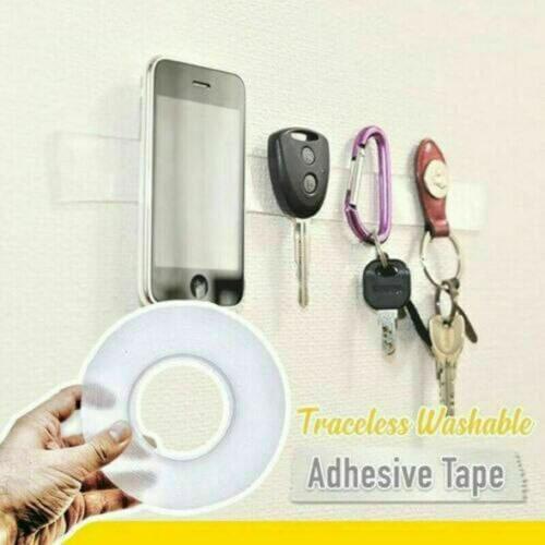 Multifunctional Double-Sided Traceless Washable Adhesive Tape 2021NEW