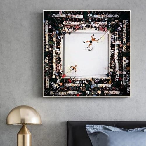 Muhammad Ali vs. Cleveland Williams, November 14, 1966. Canvas Posters and Printed Pictures Boxing Lovers Art Canvas Decoration