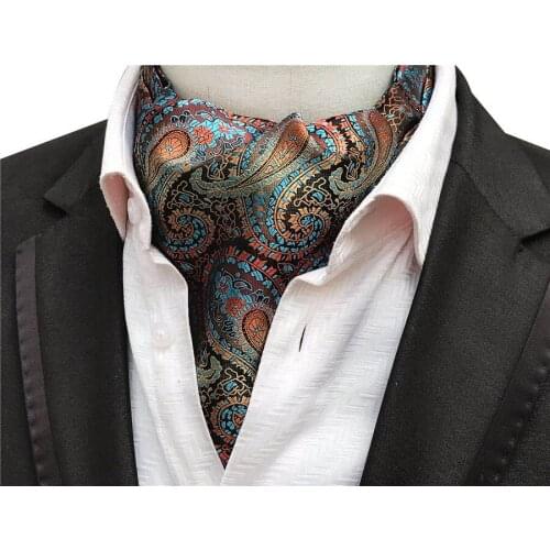 New Design Men Neck Ascot Formal Occasion Cravat Ties
