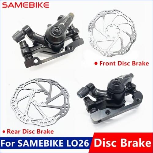Original Disc Brake for SAMEBIKE 20LVXD30 LO26 500W Motor 21 Speed Electric Bicycle Cycling E-Bike TurnDisc Brake Replacement