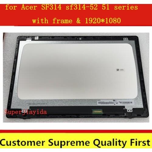 Original for Acer SF314 sf314-52-35n6 SF314-51 SF314-54 Swift 3 SF314-51-31VT LCD display Matrix Digitizer Assembly 30PIN 1080P