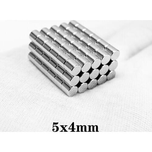 30~800pcs 5X4 mm Permanent NdFeB Strong Powerful Magnetic Mini Small magnet N35 Round Magnets 5x4mm Neodymium Magnet Dia 5*4 mm