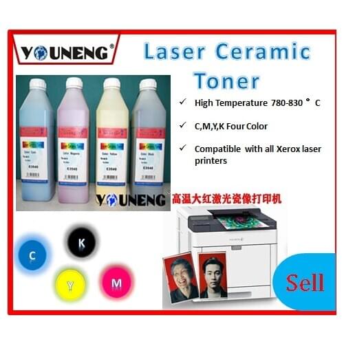 Compatible laser ceramic toner for xerox 6510 6500 215 color copier,ceramic toner powder CMYK 250g/color 1kg