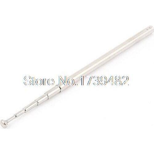 6 Sections 2.5mm Female Thread Dia Telescopic Antenna for RC Airplane