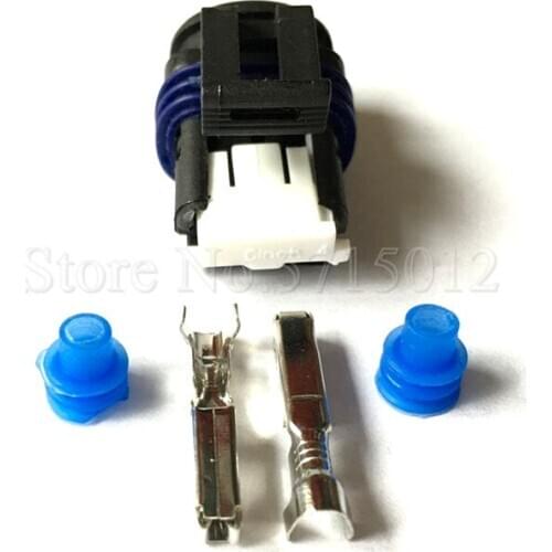 2 Hole Oil Injector Plug Cable Electrical Auto Waterproof Automotive Connector