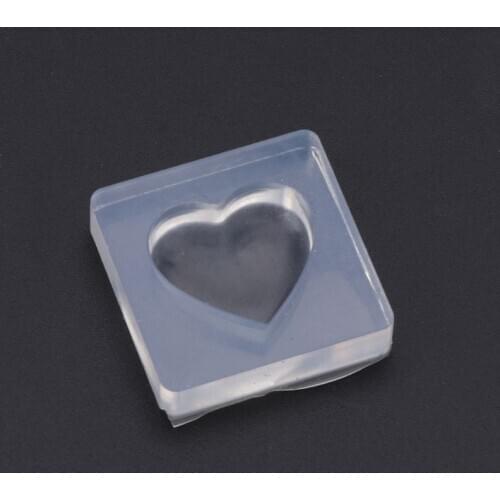 Jewelry Silicone Mold 3D Heart Shape Pendant Epoxy Resin Jewelry DIY Craft Tool