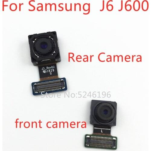 1pcs Back Rear big Main Camera Module Flex Cable For Samsung Galaxy J6 2018 SM-J600 Flex Cable Camera Replacement parts