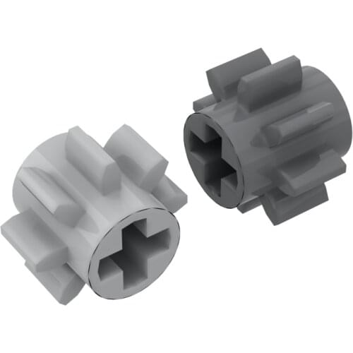 MOC 3647 8 Tooth Gear Outer Diameter 10.0 Building Blocks Parts Classic Brand Kids DIY Educational Tech Parts Toys