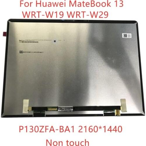 13" Original New For Huawei MateBook 13 LCD screen assembly WRT-W19 WRT-W29 IPS Display P130ZFA-BA1 2160*1440 Fully Working