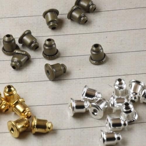 Free shipping!!!5000piece/lot mixed color 6* 5mm Earring Back Stopper EBP0005