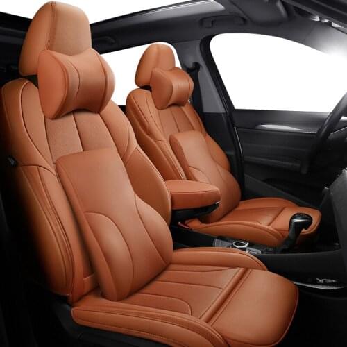 Black Leather Car seat covers For audi a4 a6 c5 tt mk1 a3 8p sportback b7 avant 8l 100 c4 q3 2008 accessories