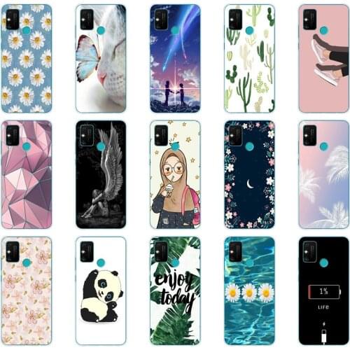 J Case For HONOR 9A Case 6.3" Soft Tpu Phone silicon Cover for Huawei Honor 9A 9 A MOA-LX9N Back Protective Coque Funda Shell