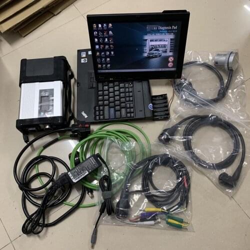 Mb diagnostic interface star c5 with x200t touch screen laptop 2020.12 newest software ssd super ready to work