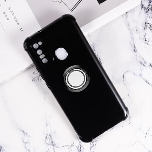 For Doogee N30 Back Ring Holder Bracket Phone Case Cover TPU Soft Silicone On DoogeeN30