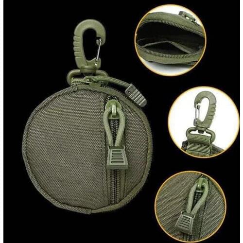 EDC Pouch Coin Storage Zipper Bag Key Storage Pouches Functional Bag Practical Purse Earphone Pouches Outdoor Accessories