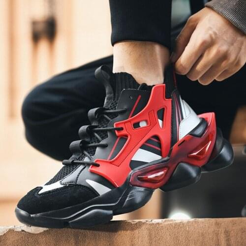 2021 new mens fashion casual sports shoes platform sports running shoes trendy mens casual sports shoes