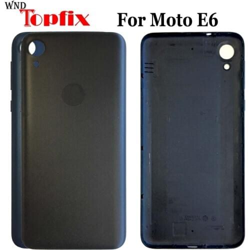 Original For Motorola Moto E6 Back Battery Cover Door Rear Housing Case For Moto E6 Battery Cover housing