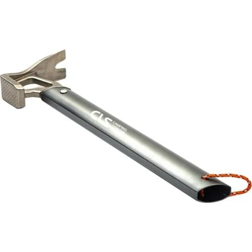 Portable Tent Hammer Hiking Camping Stake Remover Lightweight Fine Polishing