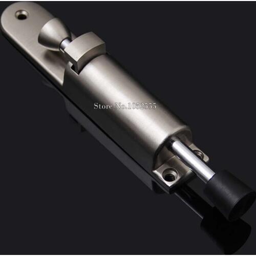 Advanced 2PCS/lot Zinc Alloy Door Stopper Spring Loaded Telescopic Step On Door Holder Stop & Release by Foot K138