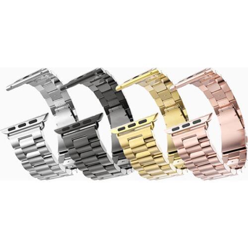 Stainless Steel Strap For Apple Watch 42mm 38mm 40mm 44mm Metal Watch Bracelet Watchband Strap For iWatch Series 1/2/3/4/5
