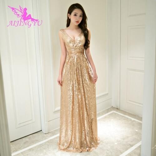 AIJINGYU Sexy Evening Dress Party Gown 2021 Women Formal Floor Length Fashion Elegant Ball Gowns FS171