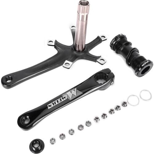 130 BCD Road Bike Crankset Untralight Road Bike Aluminum Alloy Crank Arm Road Bicycle Crankset Folding Bike Bicycle Parts 170mm