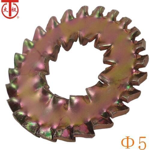 5 ) QC333 Serrated lock washers external and internal teeth (Q411) 100 pieces/lot