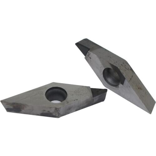 VCGT160404 1PC PCD Diamond inserts Aluminum Inserts Cutter Carbide Alloy for Lathe Holder SVJCR Carbide Milling Inserts