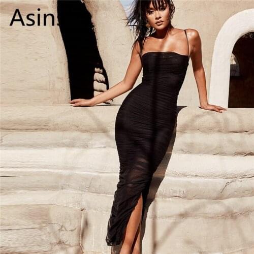 Летние платья с разрезом Asins China At AliExpress