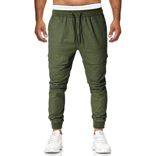 COLDKER man cargo pants casual plus size mens trousers high quality male pants solid cotton clothing