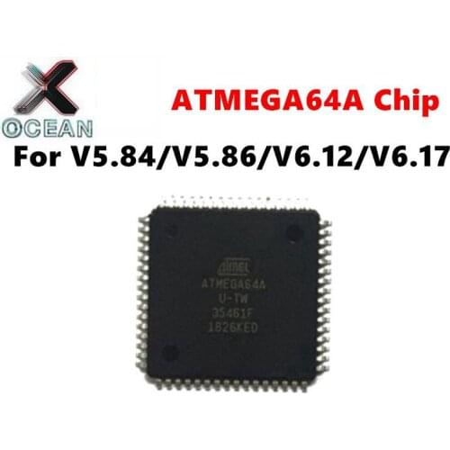 ATMEGA64A Chip For XPROG V5.84 V5.86 V6.12 V6.17Replacement Soldering Chip Shows "Device Silent""Waiting Certificate" Error Chip