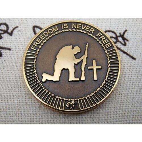 Cheap Custom coin low price oem coin badge hot sales custom made Military Sandblasting coin medal Factory Outlet copper coin