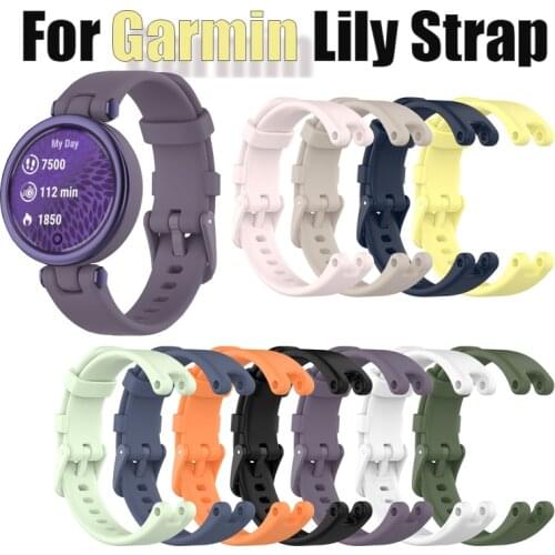 For Garmin Lily Women Watch Soft Silicone Strap Replacement Sports Colorful Wristband Man Watch For Garmin Lily With Tools