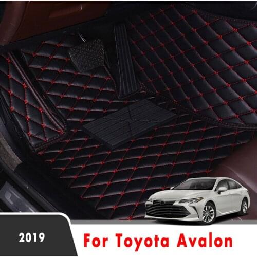 For Toyota Avalon 2019 Car Floor Mats Interior Accessories Leather Carpets Auto Styling Parts Custom Waterproof Rugs Covers