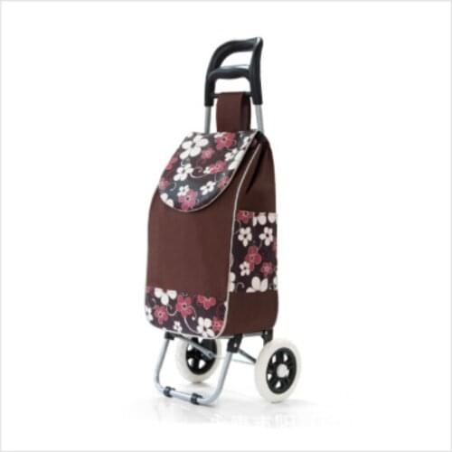 Niutou Two Wheeled Luggage Cart Folding Shopping Driver Pull Cart