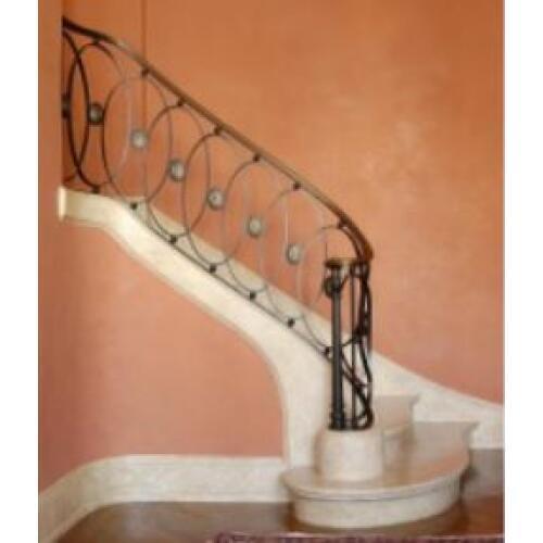 Hench 100% handmade forged custom designs wrought iron railings for sale