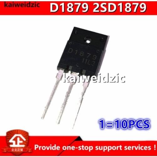 Kaiweikdic New imported original 2SD1879 D1879 TO3P Large screen TV tube color TV power triode 1500V6A Integrated circuit