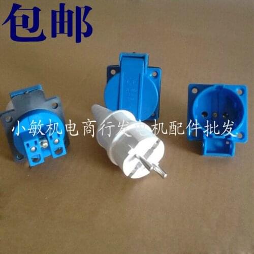 Gasoline generator accessories Continental socket 2KW 3-6.5KW 168F waterproof plugs two holes