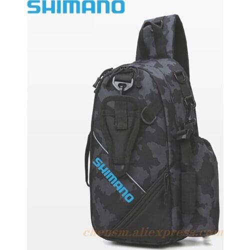 Shimano Multifunctional Fishing Tackle Bag Outdoor Sports Single Shoulder Bag Waist Pack Fishing Lures Tackle Gear Bags Pesca