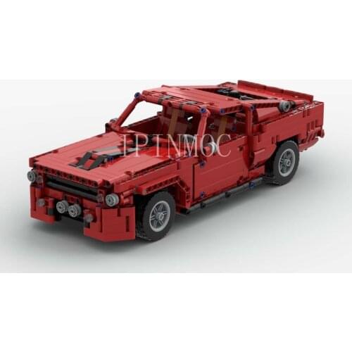 Moc-2541 1967 Eleanor Unicorn sports car Mustang - GT500 Boy Gift 1129pcs technology assembly static model