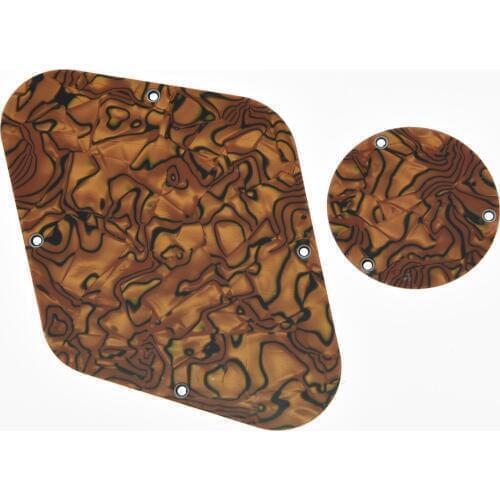 LP Rear Control Plate Cavity Cover Fits For Gibson LP Tiger Stripe