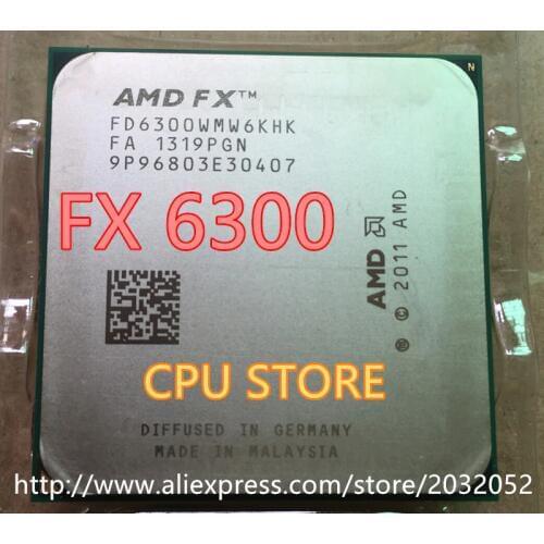 AMD FX 6300 AM3+ 3.5GHz 8MB 95W CPU processor fx 6300 can work