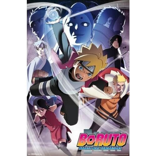 BORUTO Art Film Print Silk Poster Home Wall Decor 24x36inch