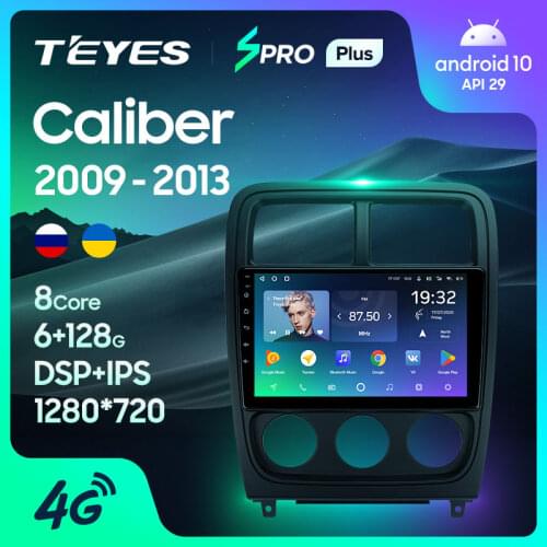 TEYES SPRO Plus For Dodge Caliber PM 2009 - 2013 Car Radio Multimedia Video Player Navigation GPS Android 10 No 2din 2 din dvd