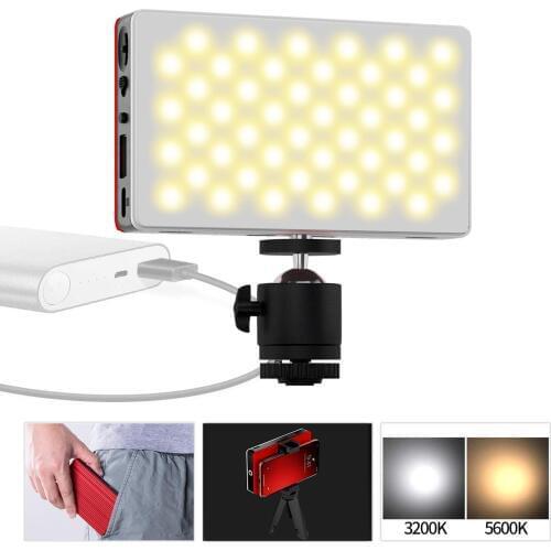 Tolifo LED Pocket Lamp Bi-color Photography Light High CRI95 Video Studio Fill Light Dimmable for Smartphone DSLR Camera(HF-96B