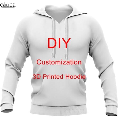 We Accept Dear Customer Design Anime/Photo/Star/Singer Pattern/DIY Hoodies Men/Women 3D Print Streetwear Hoodie T112