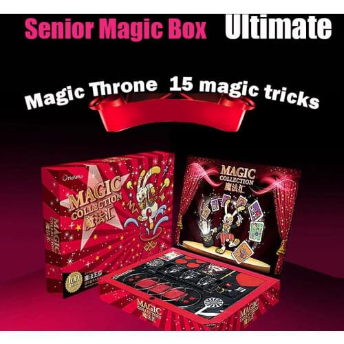 Magic Gift Box Senior Magic Ultimate Stage Perfor Puzzle Game Children And Adults Video Teach Easy To Learn 100 SortsTo Play