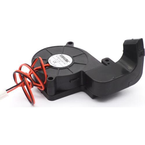 1set 12V/24V 5015 Blower Turbo 50mm radial fan with duct air flow guide Kit for Reprap Flashforge 3D printer parts