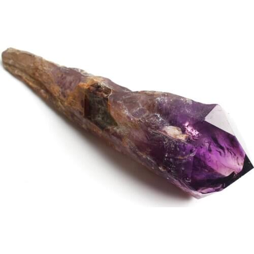 1PC Natural Large Raw Amethyst Magic Wand Scepter Crystal Column Point Backbone Purple Stones Mineral Specimen Home Decor Orname